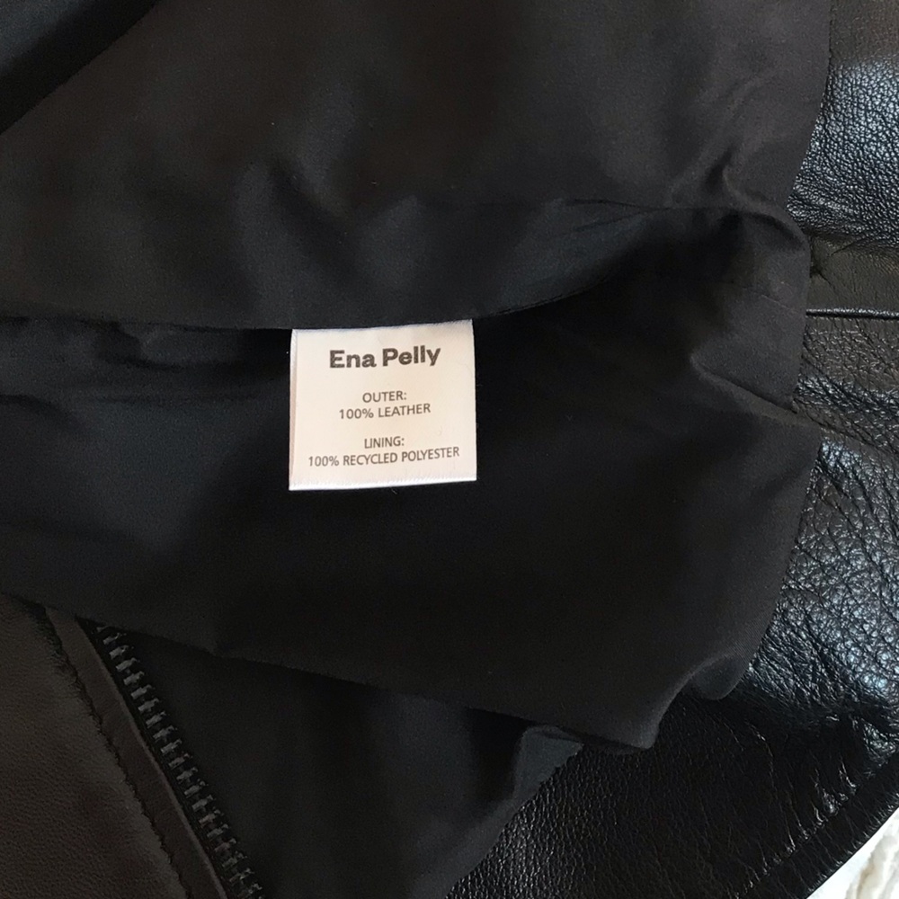 Leather Biker Jacket with Matte Black Hardware from Ena Pelly - Picture 13 of 14